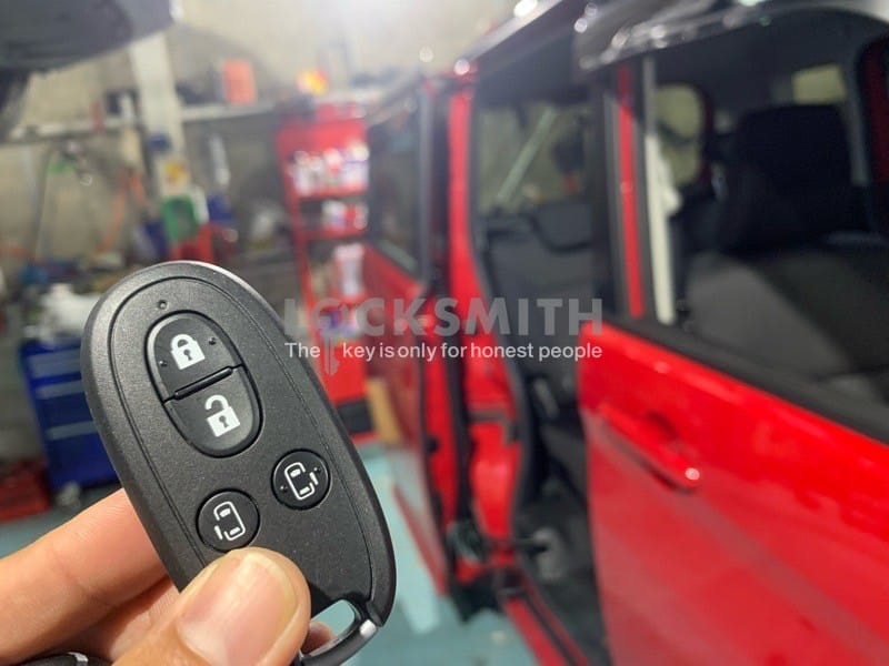 登録が完了したスズキソリオのスマートキー