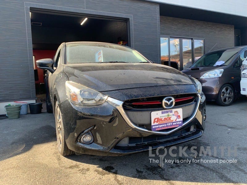 スペアキー作製のご依頼をいただいたマツダ デミオ DJ5FS 2015年式