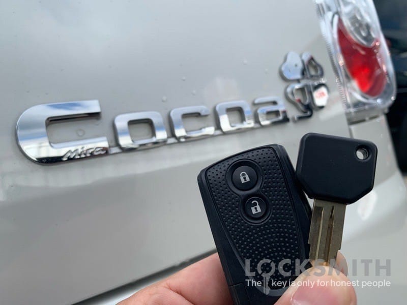 ミラココアの既存キーと作製したメインキー