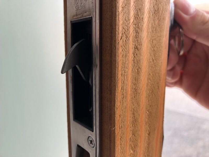 錠前の動作を確認