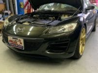 スペアキ―作製のご依頼をいただいた整備中のマツダ RX-8 SE3P 2008年式