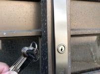 鍵交換完了、付属の鍵は５本
