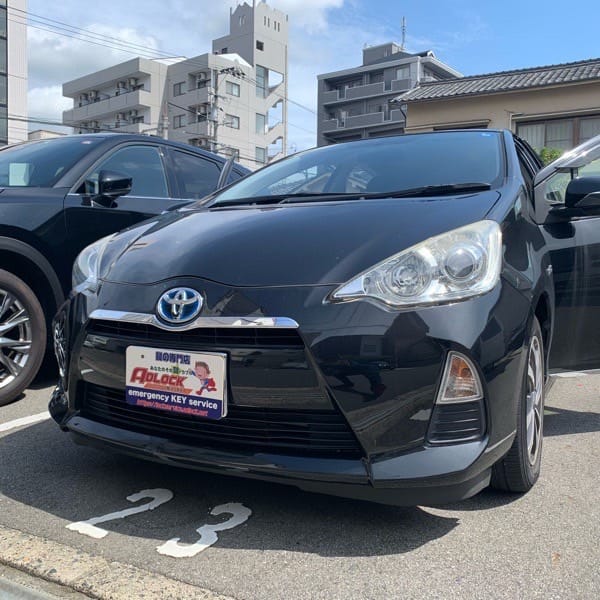 鍵紛失でエンジンがかけられなくなったトヨタ アクアNHP10 2014年式