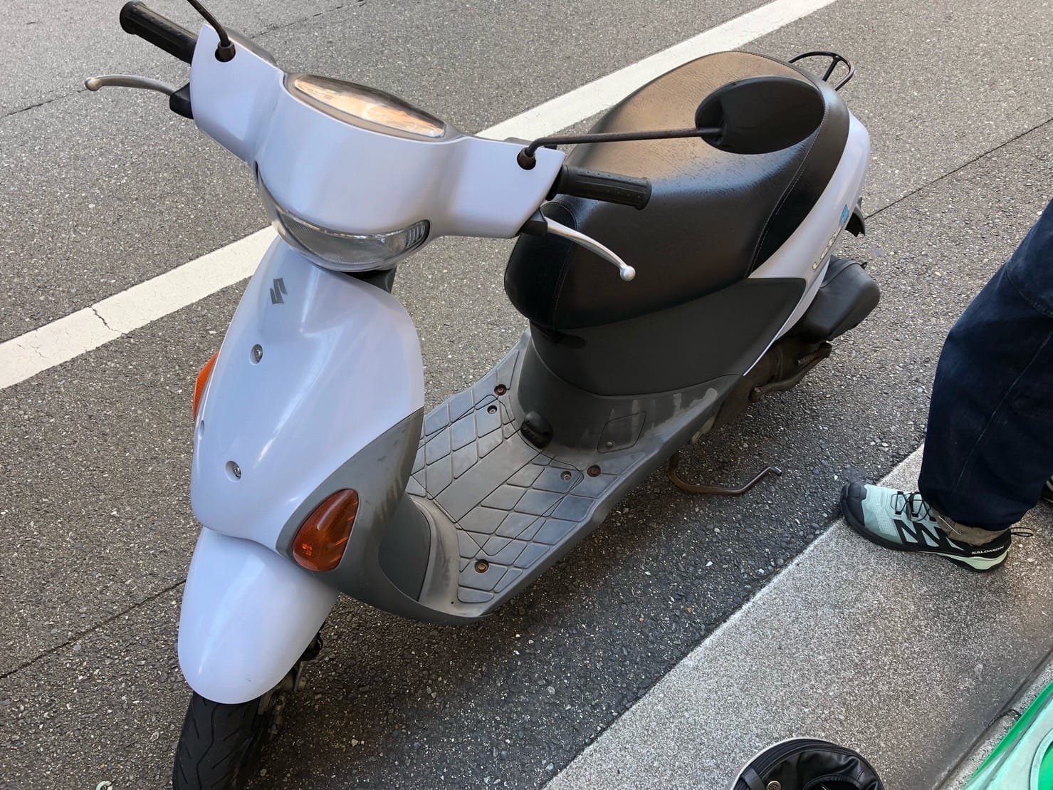 メットイン解錠のご依頼をいただいたスズキ レッツ4