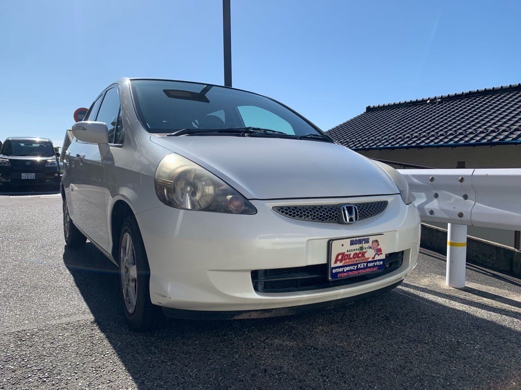 ドアシリンダー修理のご依頼をいただいたホンダ フィット GD3 2005年式