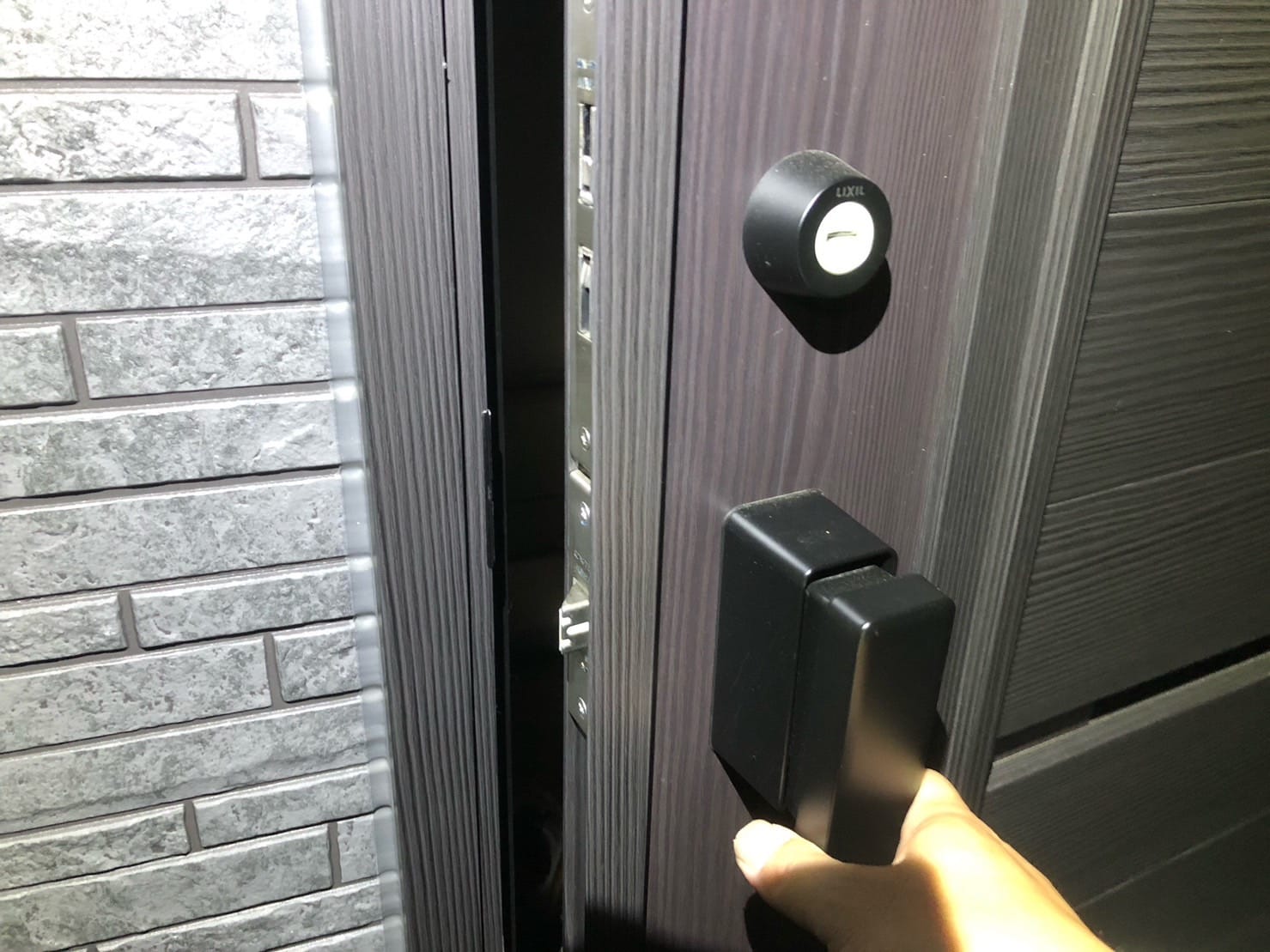 扉が開きました