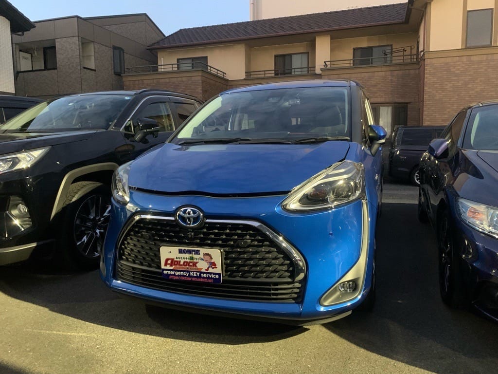 鍵作製のご依頼をいただいたトヨタ シエンタ NHP170 2018年式