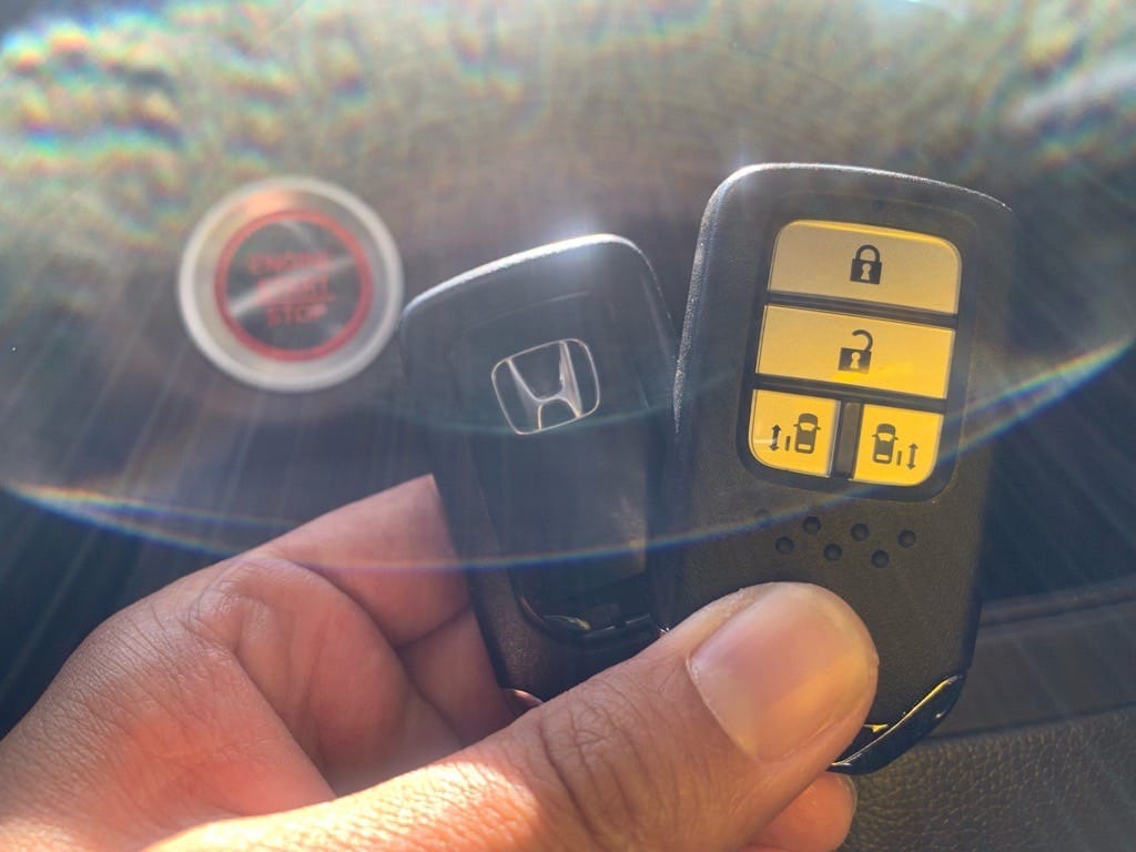 フリードの既存キーと作製したスペアキー