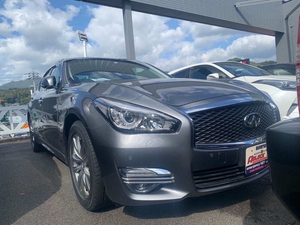 スペアキー作製のご依頼をいただいた日産 フーガ HY51 2015年式