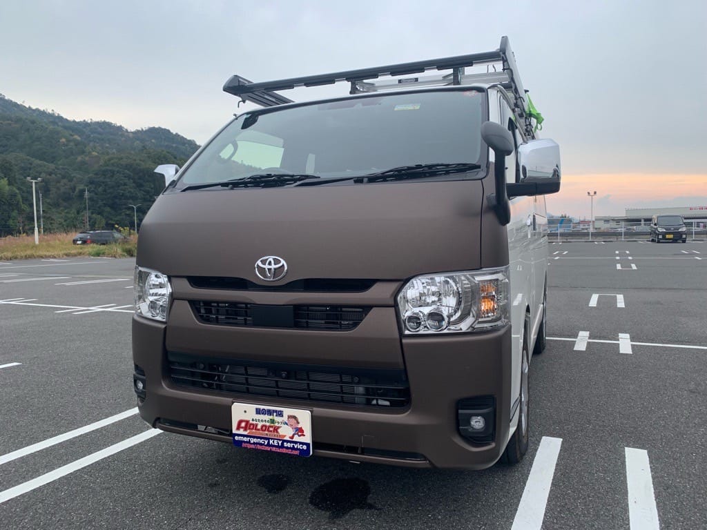 スペアキー作製のご依頼をいただいたトヨタ ハイエース GDH201 2023年式