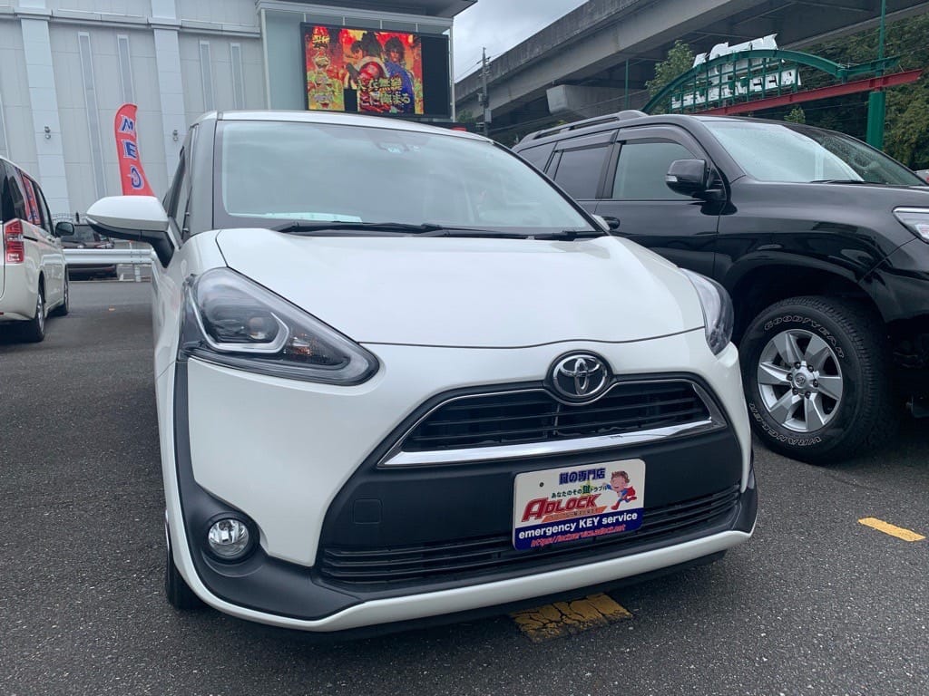 スペアキ―作製のご依頼をいただいたトヨタ シエンタ NSP170 2018年式