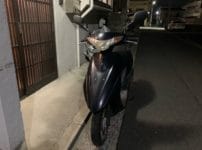 メットイン解錠のご依頼をいただいたスズキ アドレス　CA42A型