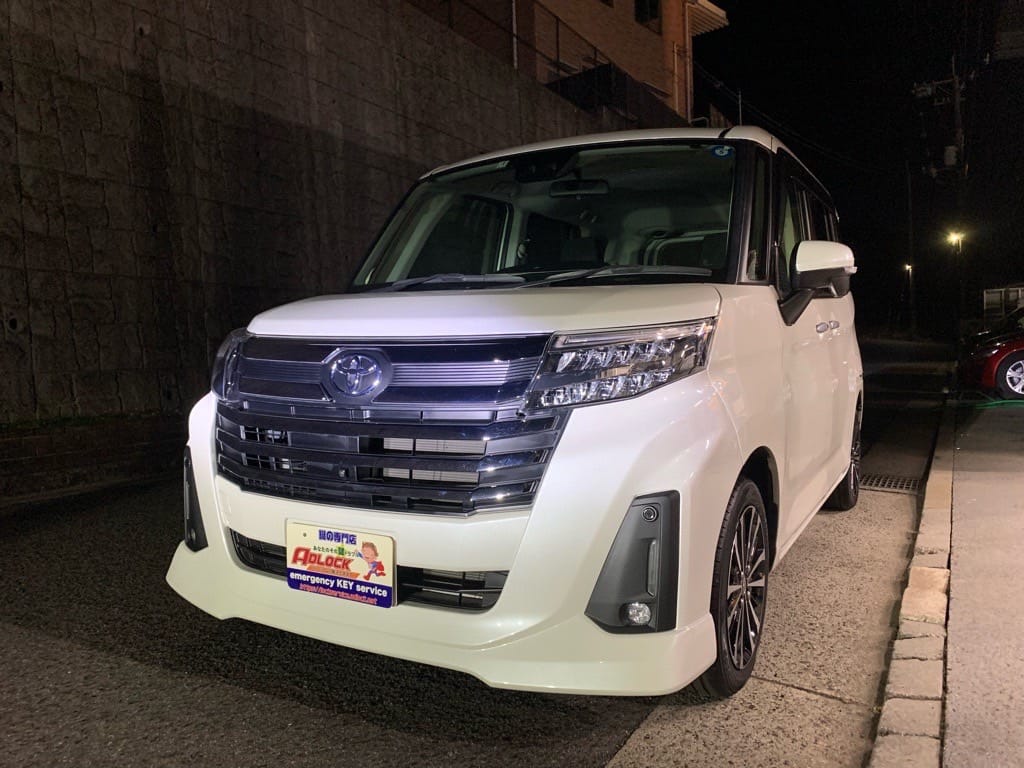 鍵作製のご依頼をいただいたトヨタ ルーミー M900A 2021年式