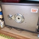 鍵開けのご依頼をいただいた金庫