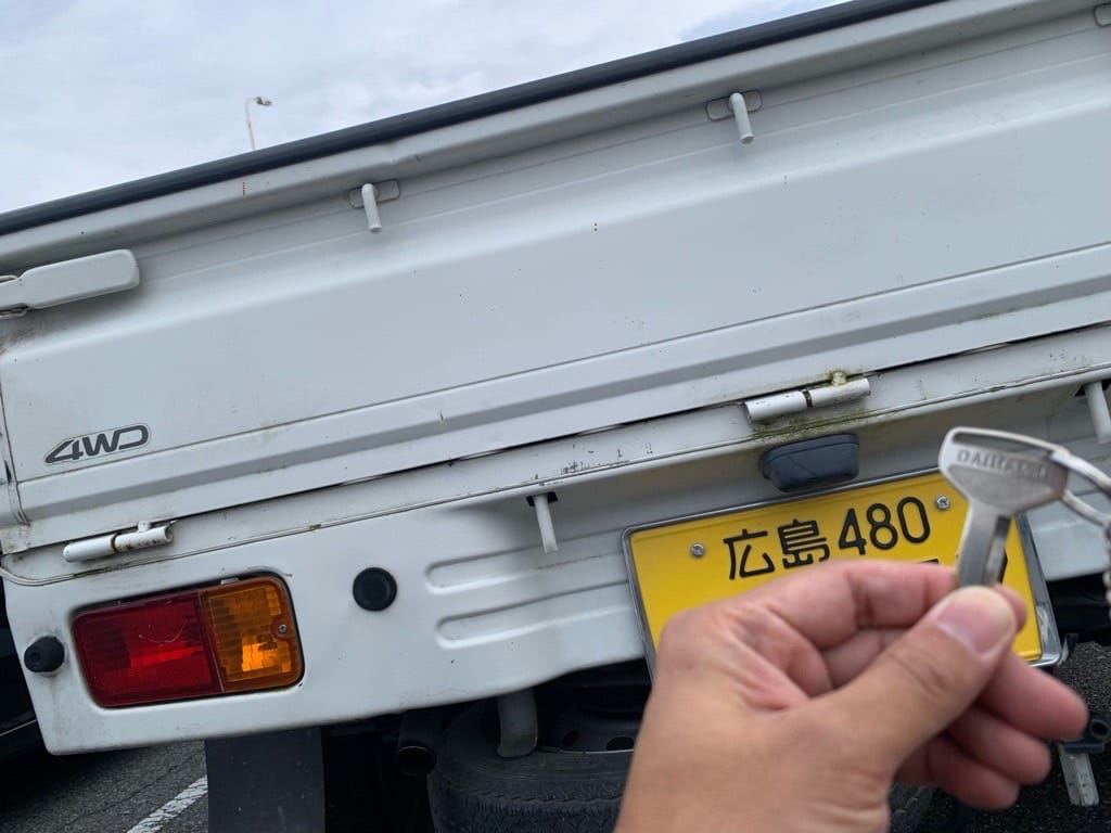 回収した鍵を手に持っている