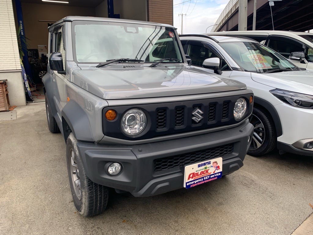 スペアキ―作製をいただいたスズキ ジムニーシエラ JB74W 2020年式