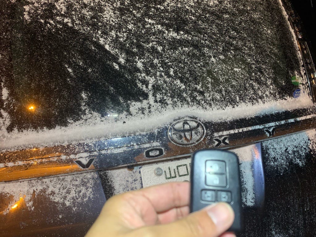 作製したトヨタヴォクシーのスマートキー