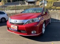 インロックが発生したレクサス HS250h ANF10 2009年式。こちらの車両の鍵開けを行います