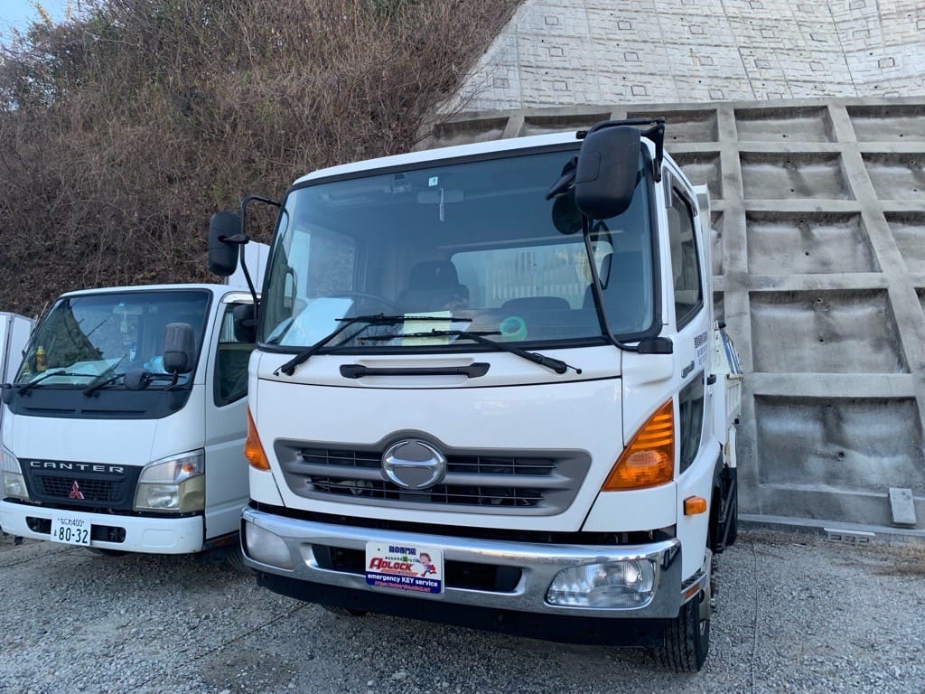 インロックが発生した日野 レンジャー FC9JCA 2017年式