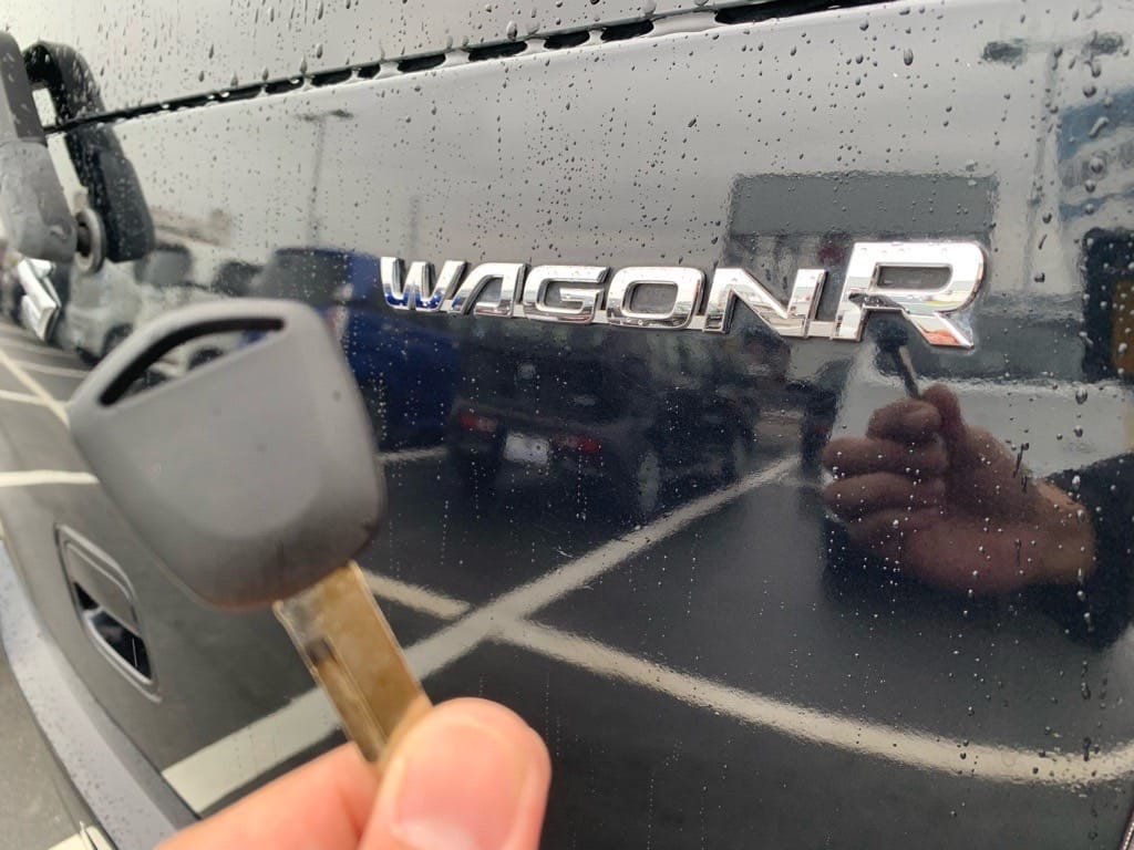 作製したスズキワゴンRの鍵