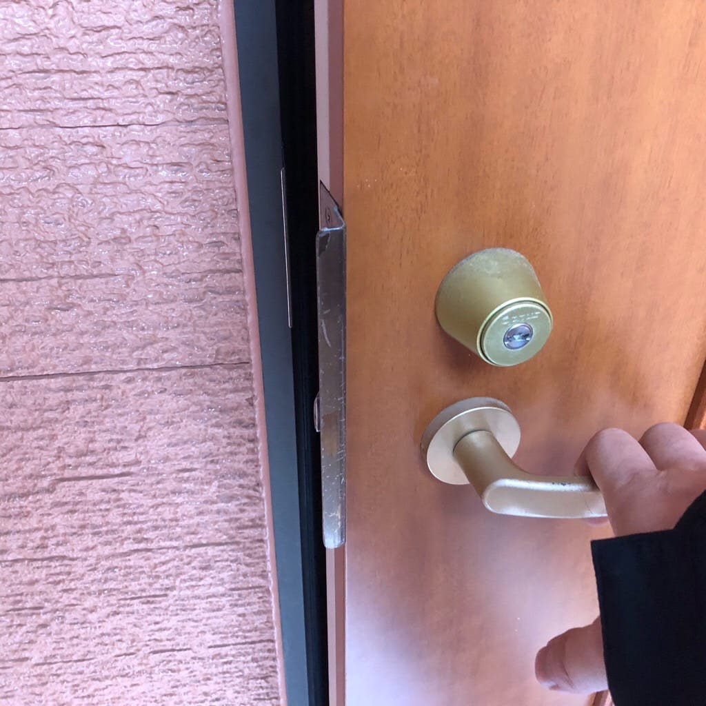 ドアが開きました