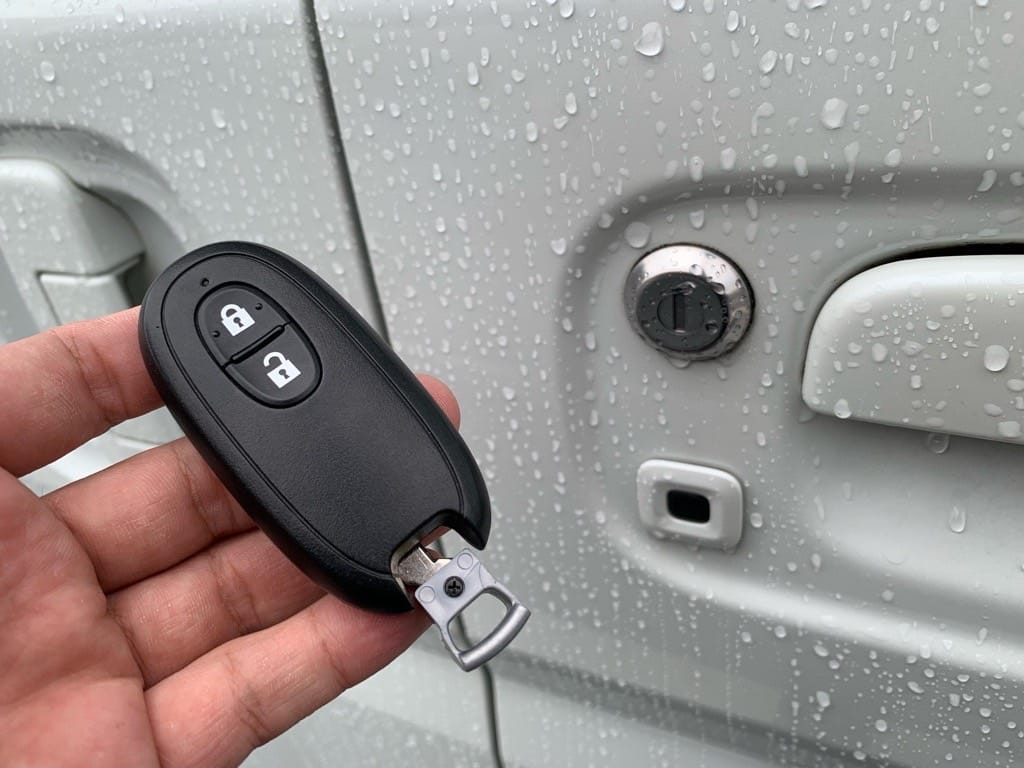 登録した日産クリッパーリオのスマートキーに作製したメカニカルキーを収納