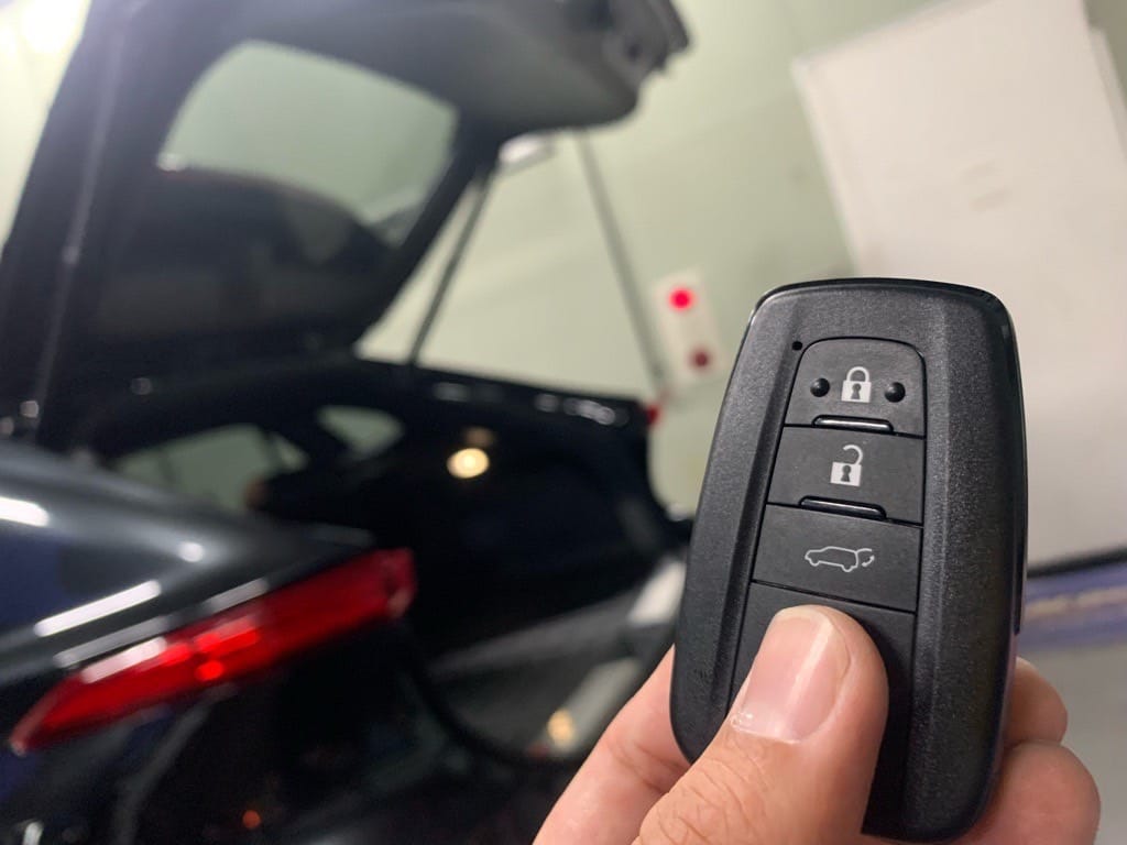 登録したトヨタハリアーのスマートキー