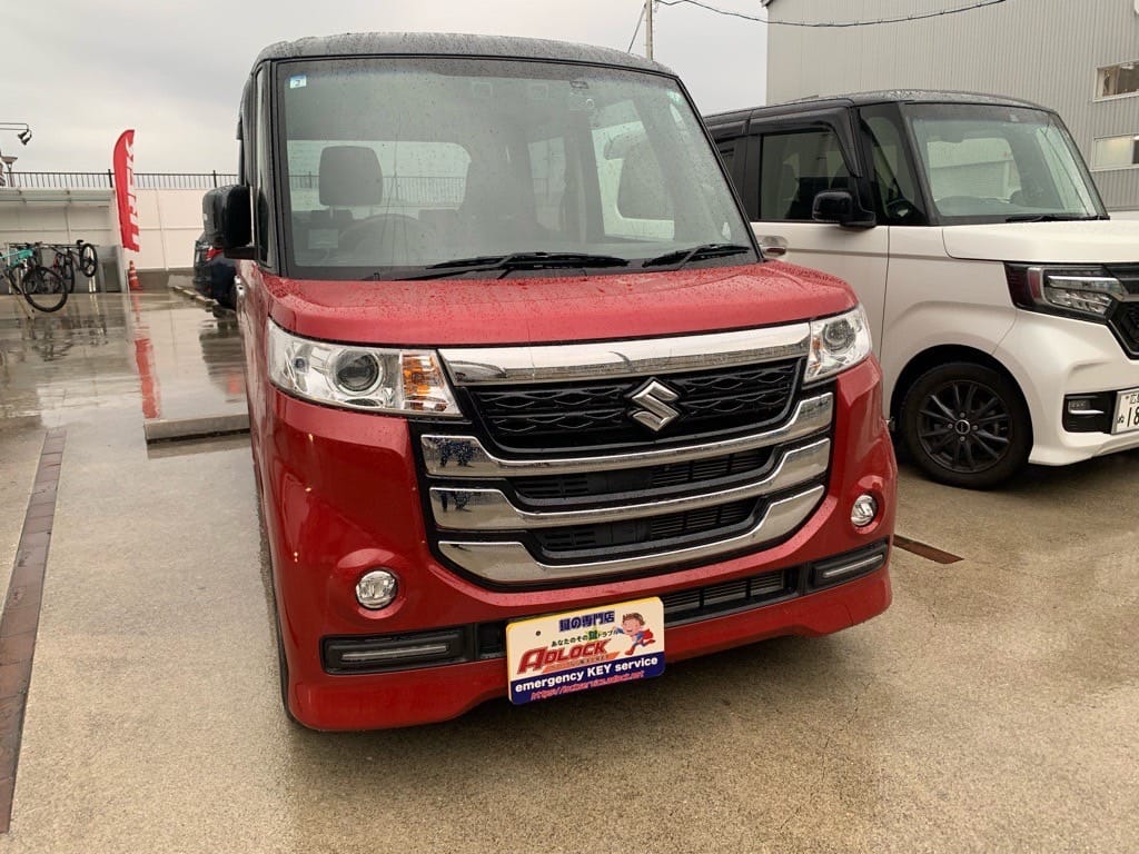 スペアキ―作製のご依頼をいただいたスズキ スペーシア MK42S 2016年式