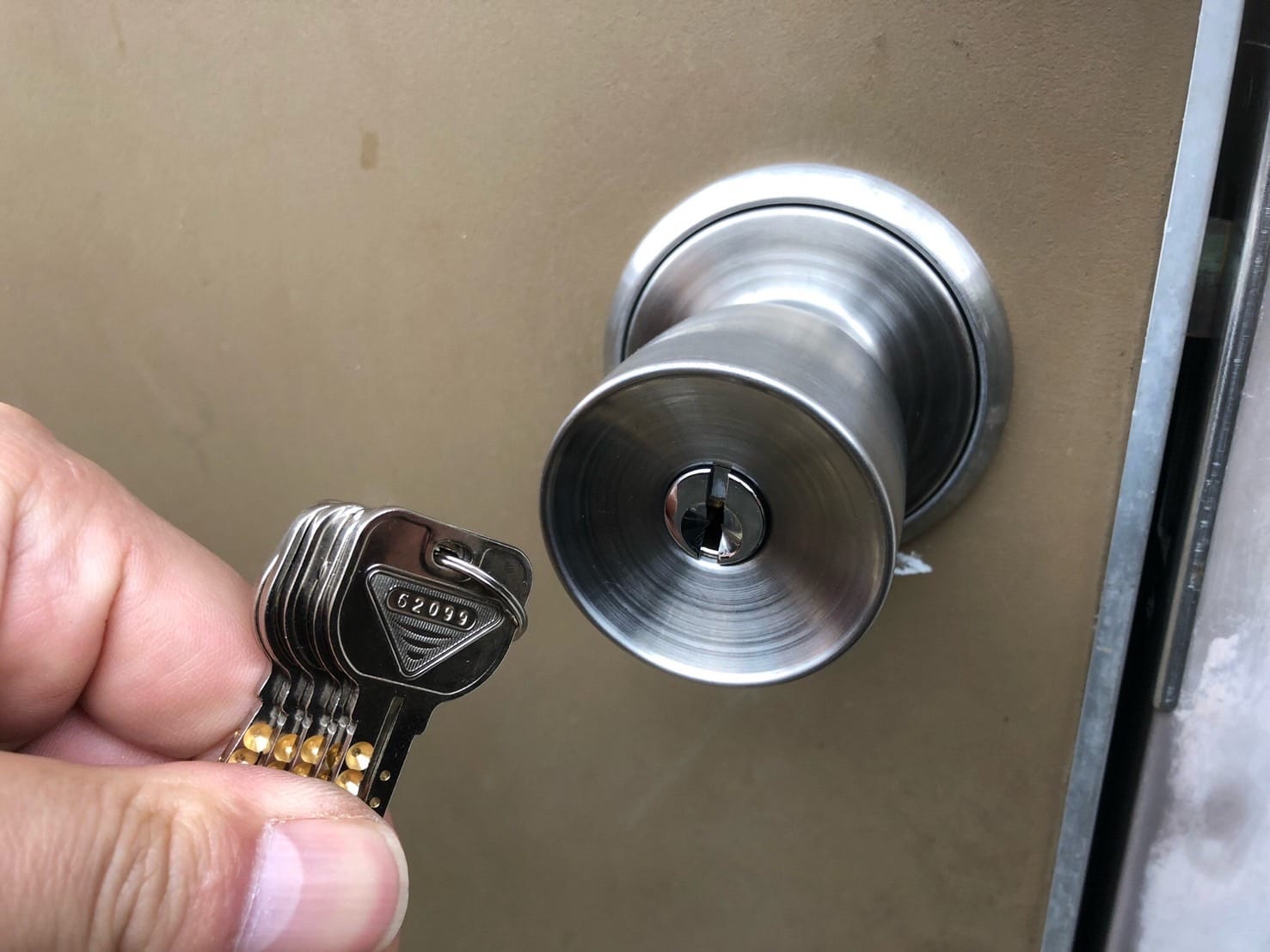 ディンプルタイプのものへ交換しました