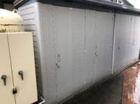 賃貸物件に設置されている物置。こちらの鍵を作製します