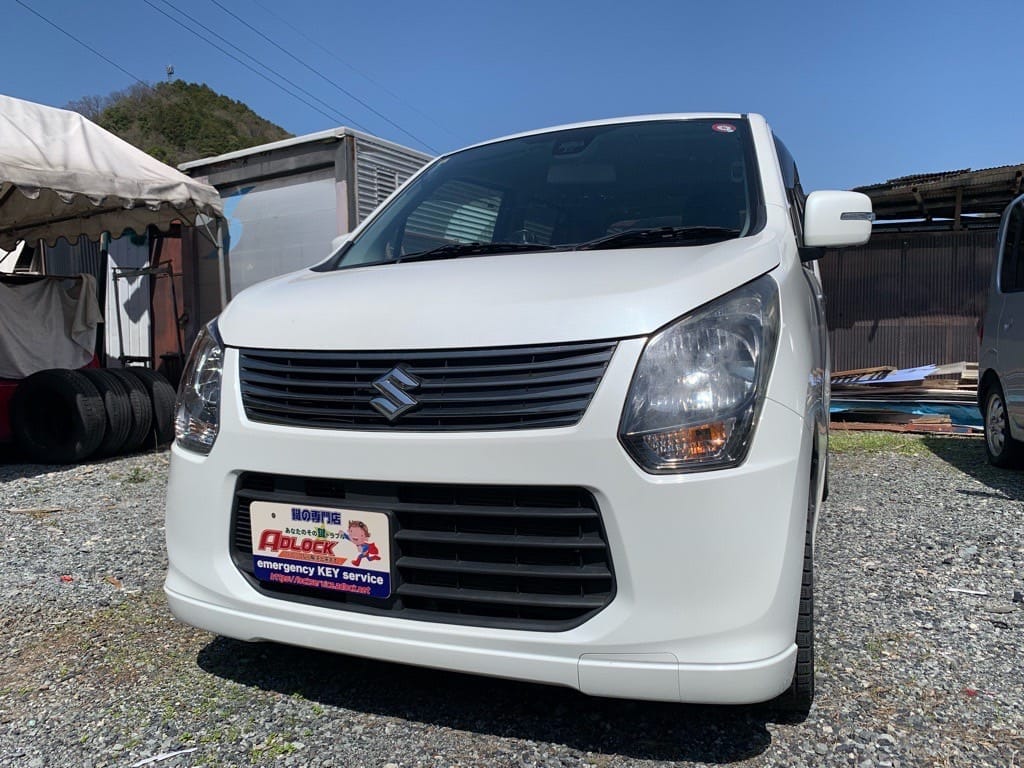 鍵作製のご依頼をいただいたスズキ ワゴンR MH34S 2014年式