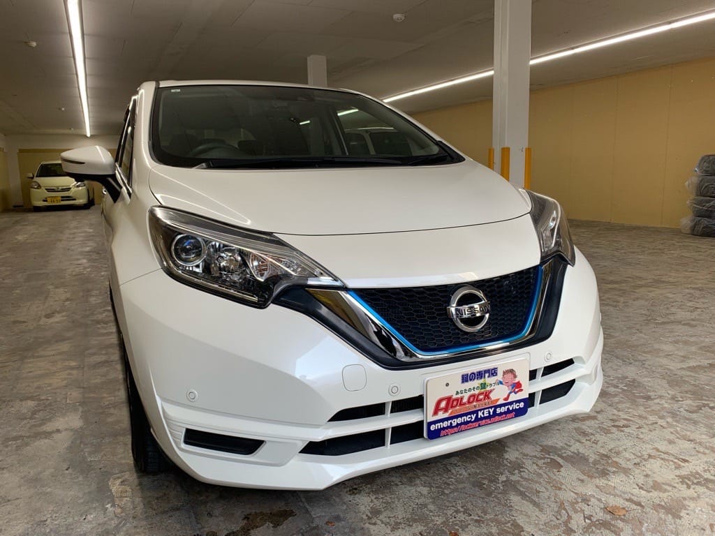 スペアキー作製のご依頼をいただいた納車前の日産 ノート HE12 2019年式