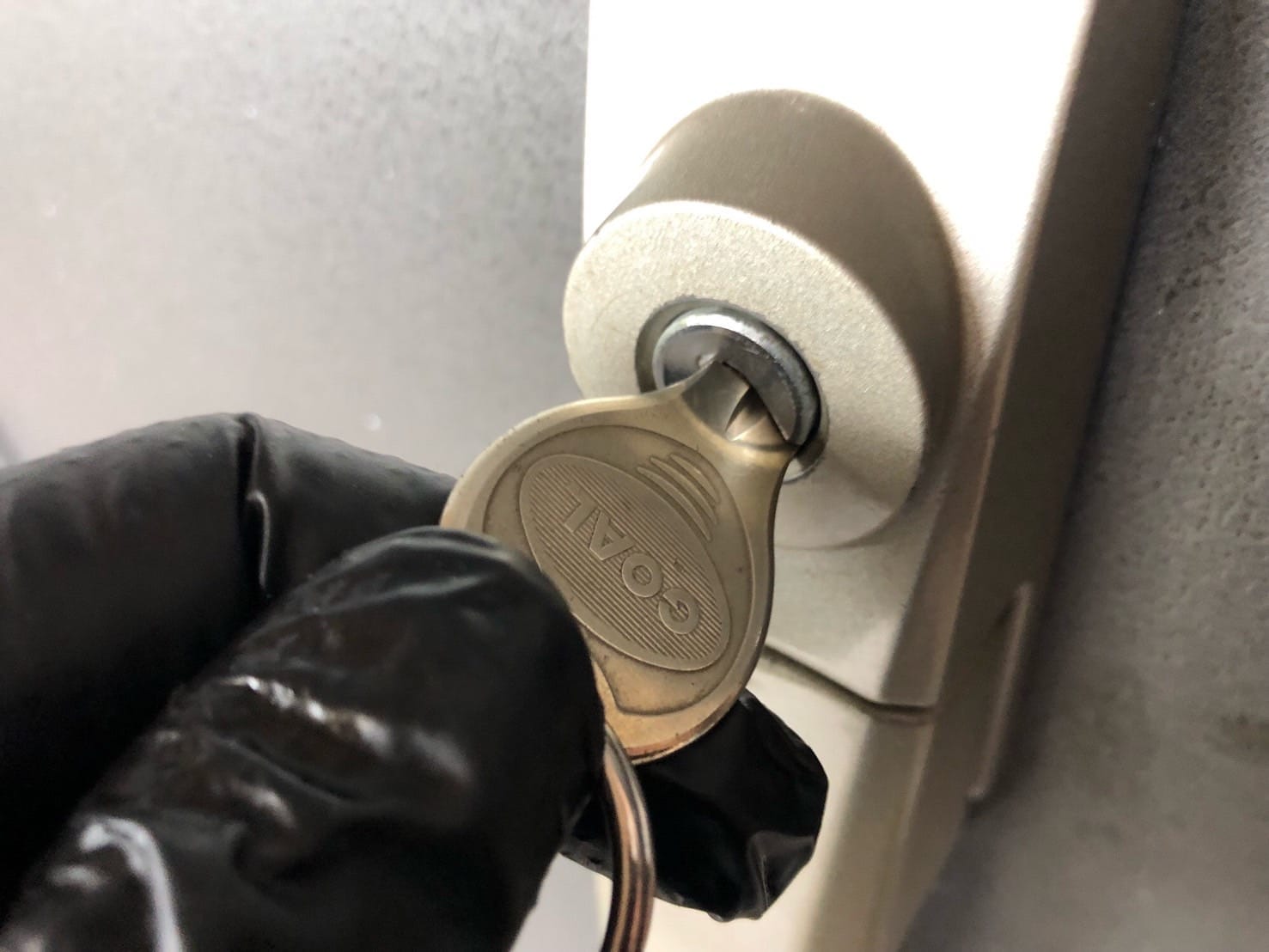 鍵がスムーズに回るようになったV18ディンプルシリンダー