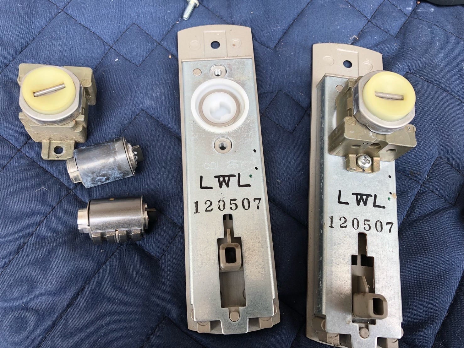 交換する鍵が並んでいる