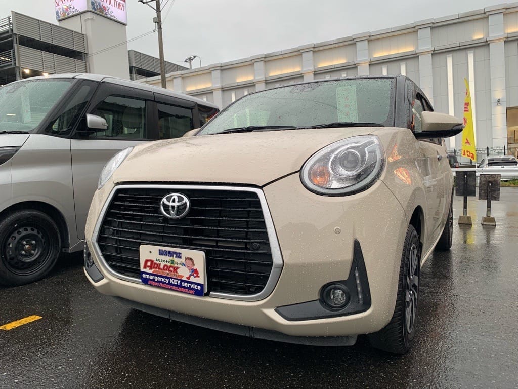 スペアキ―作製のご依頼をいただいたトヨタ パッソ M700A 2021年式