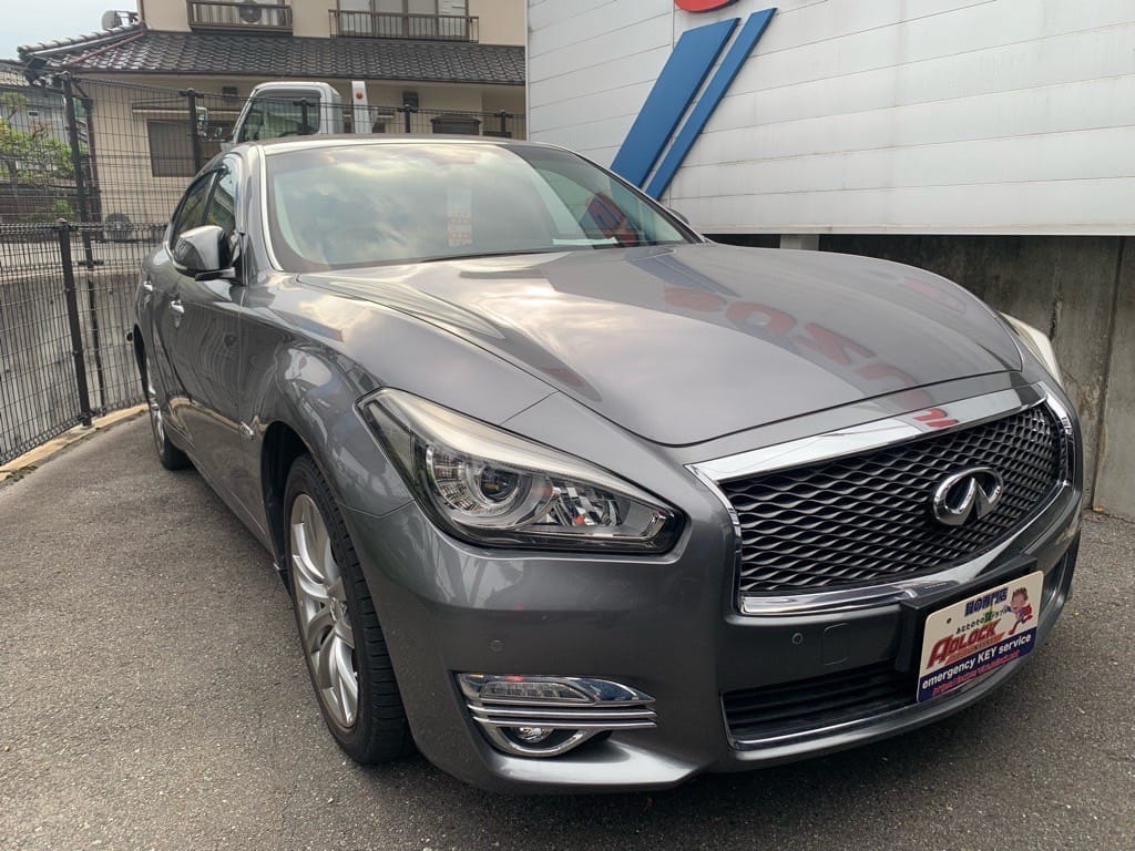 鍵紛失で動かせなくなった日産 フーガ HY51 2015年式