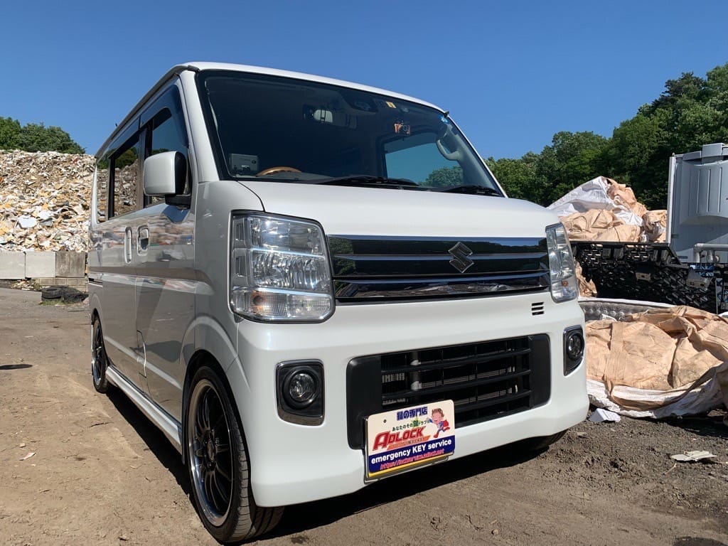 スペアキー作製のご依頼をいただいたスズキ エヴリィ DA17W 2015年式