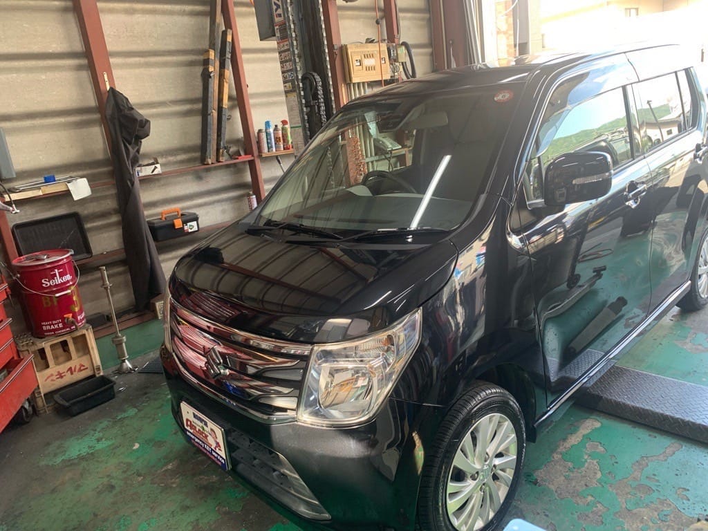 スペアキ―作製のご依頼をいただいた納車前のスズキ ワゴンR MH44S 2015年式