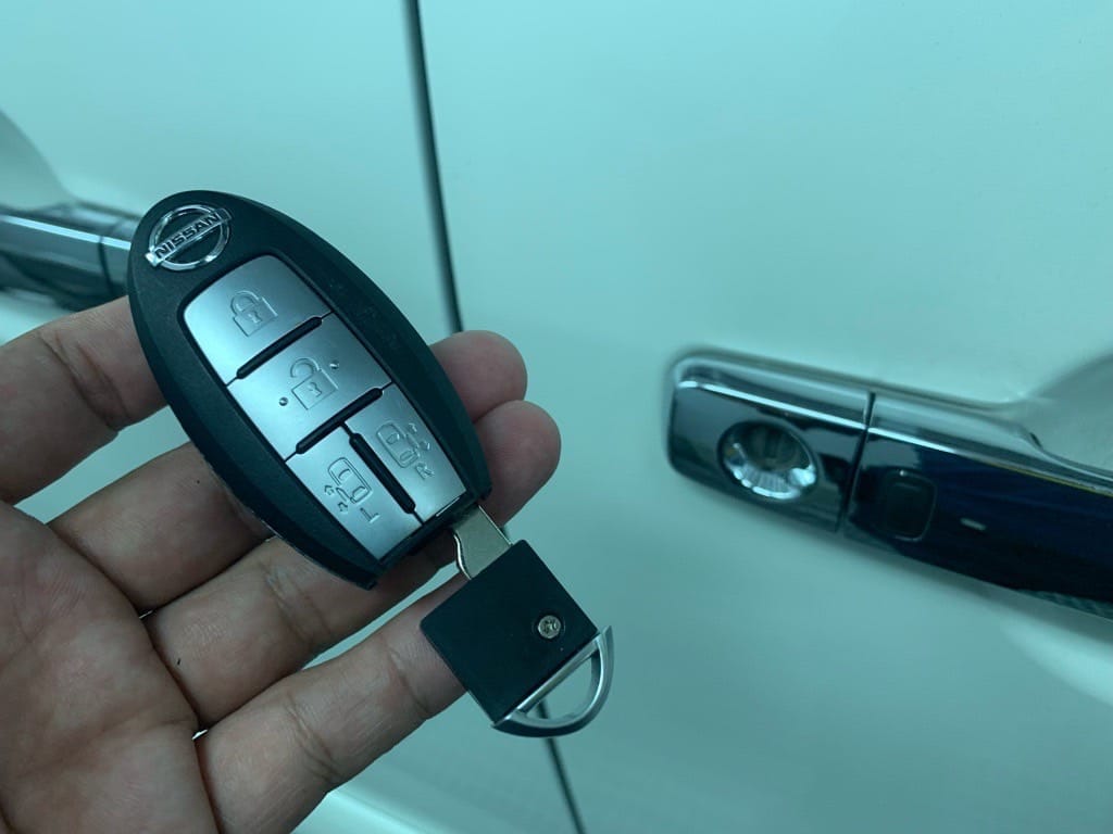 登録した日産セレナのスマートキーに作製したドアキーを収納