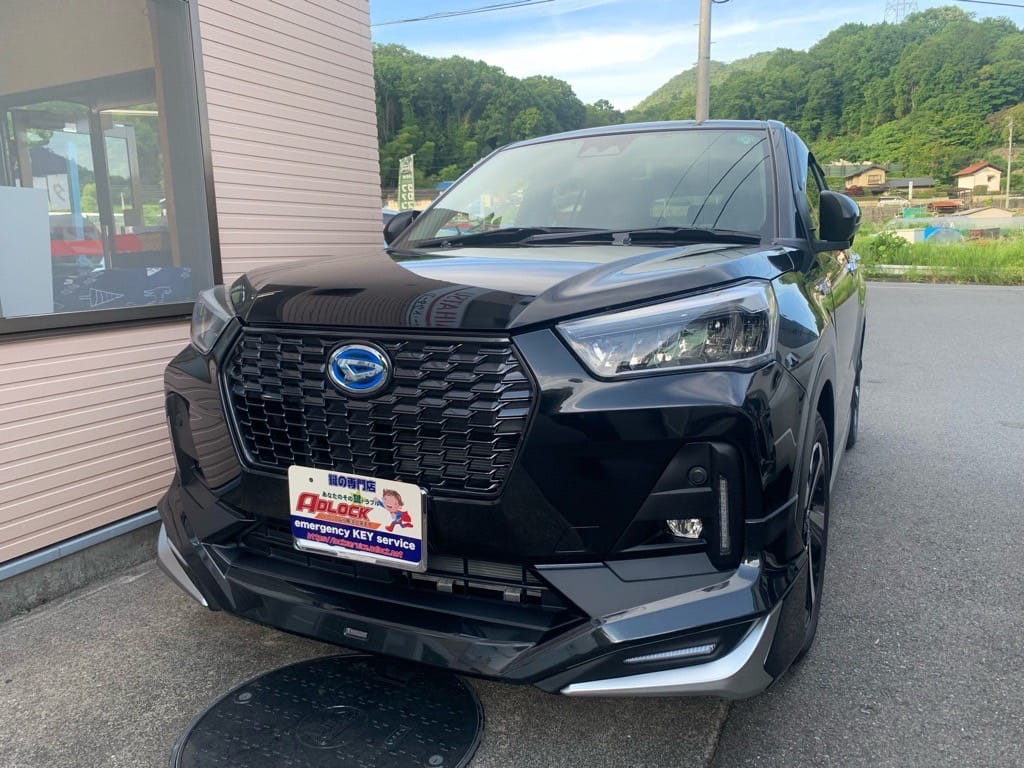 スペアキ―作製のご依頼をいただいた納車前のダイハツ ロッキー A202S 2022年式