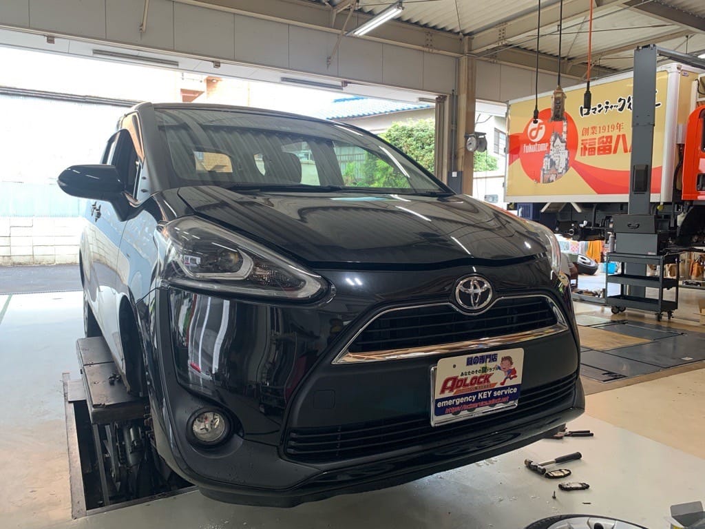 スペアキ―作製のご依頼をいただいたトヨタ シエンタNSP170 2015年式