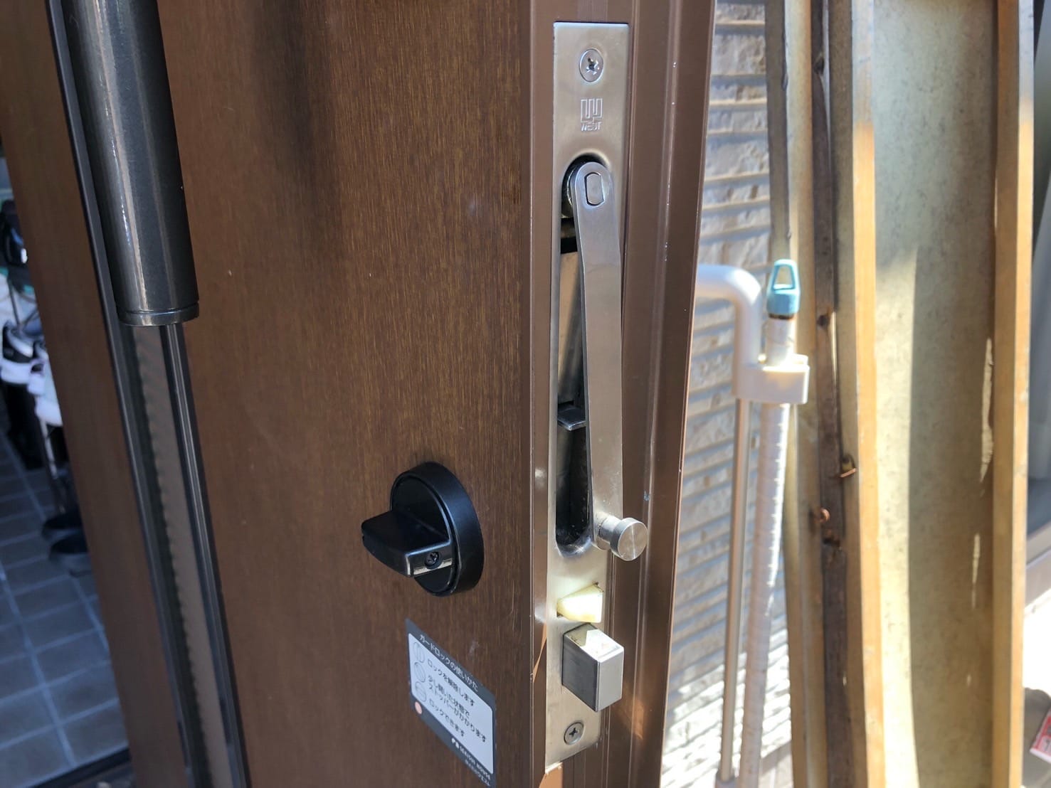 ケースロック修理後