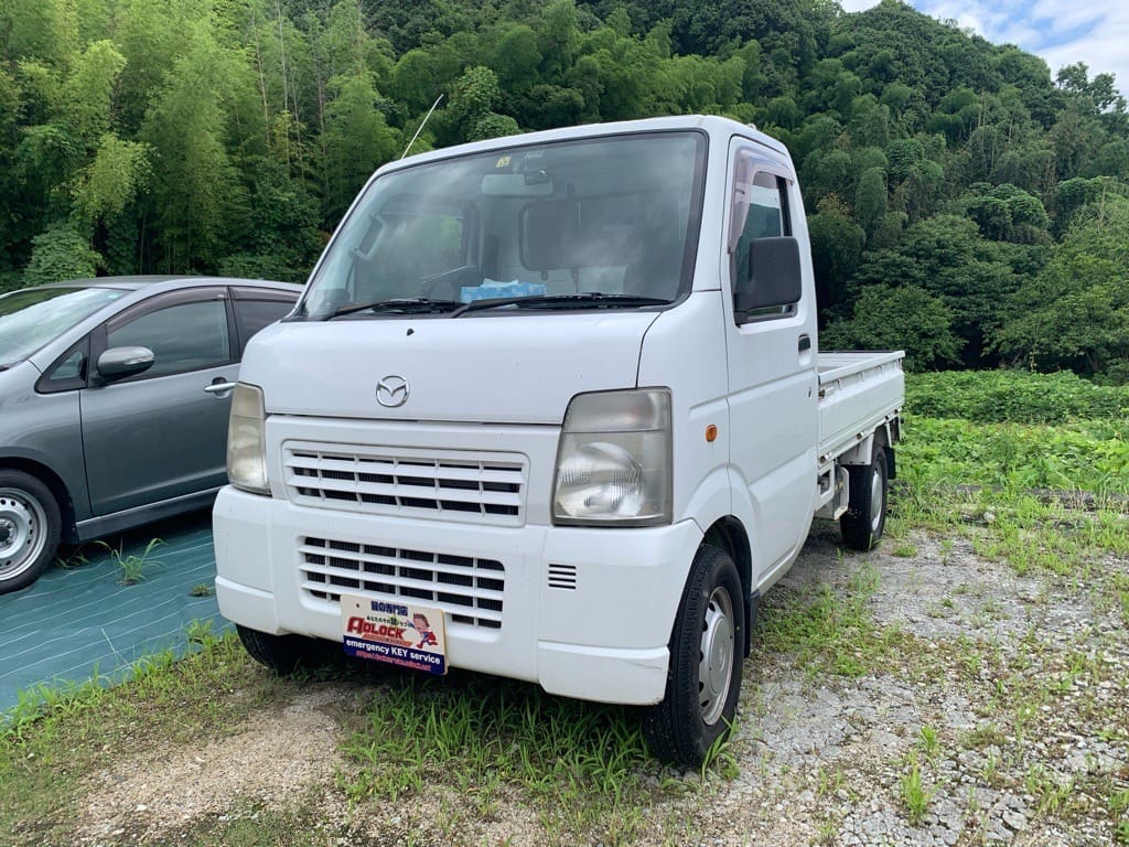 鍵紛失で動かせなくなったマツダ スクラムトラック DG63T 2007年式