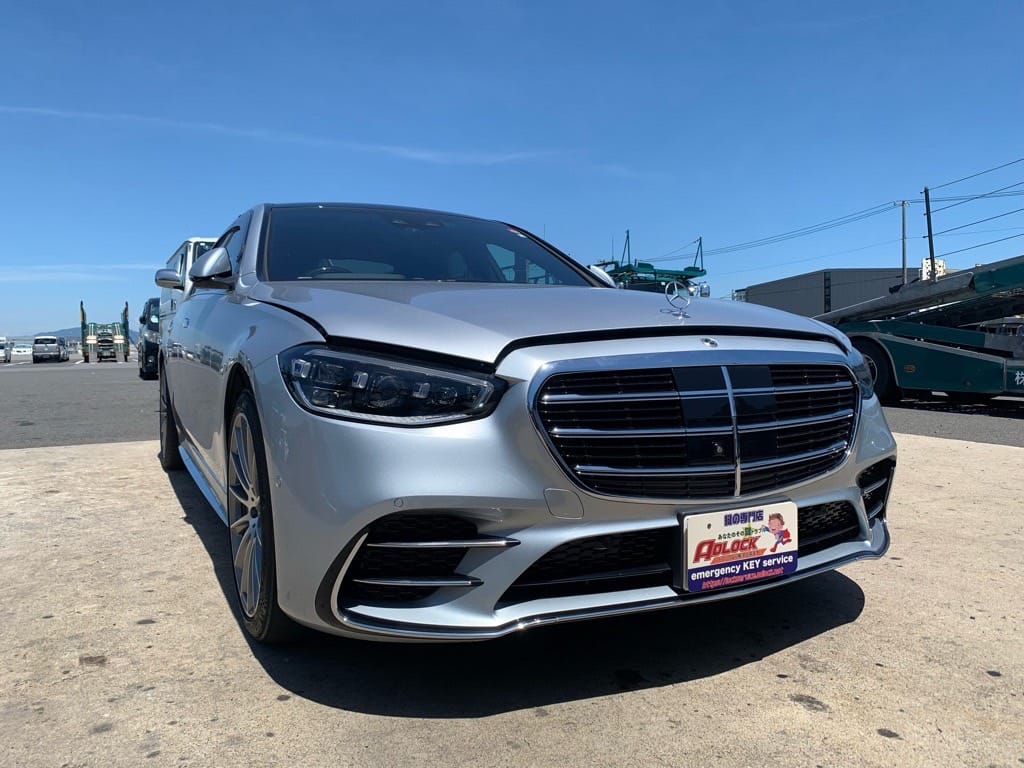 インロックが発生したメルセデスベンツ S500 2022年式