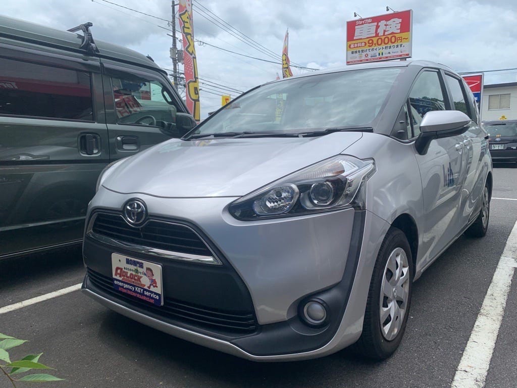 スペアキ―作製のご依頼をいただいたトヨタ シエンタ NSP170 2016年式