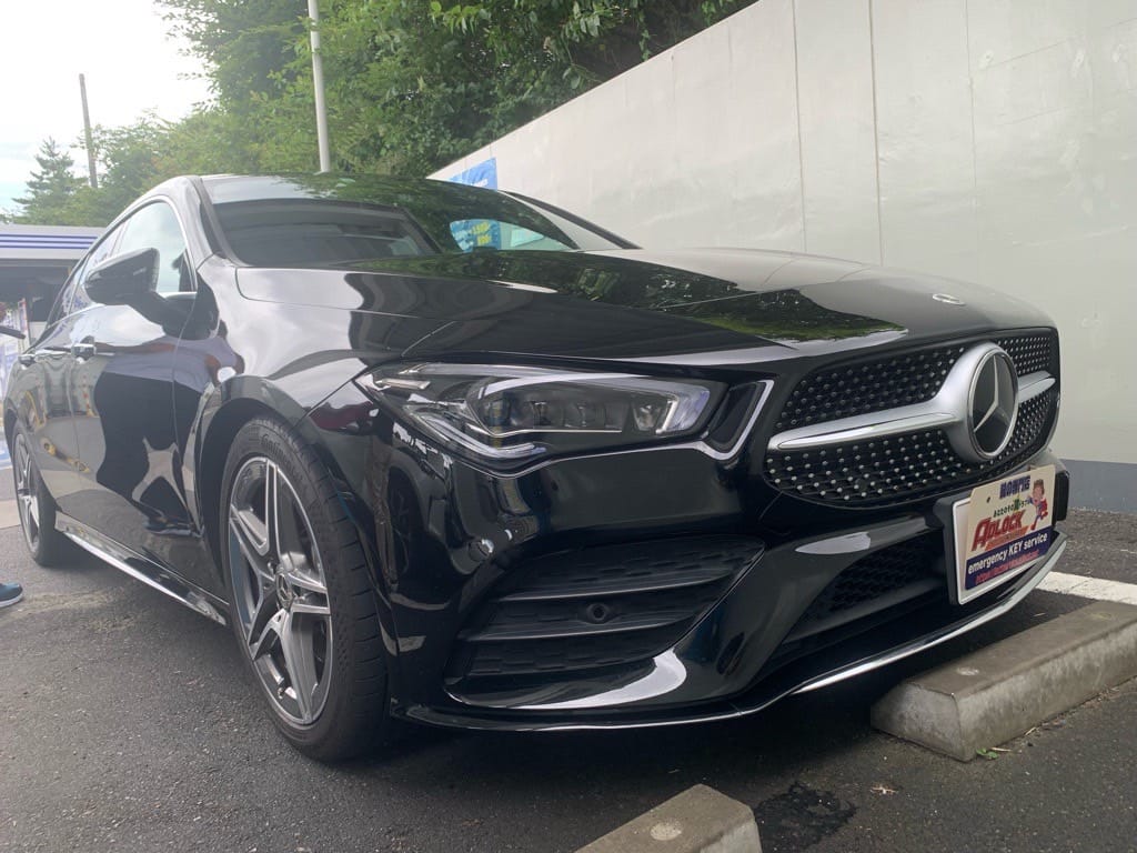 インロックが発生したメルセデスベンツCLA200 2021年式