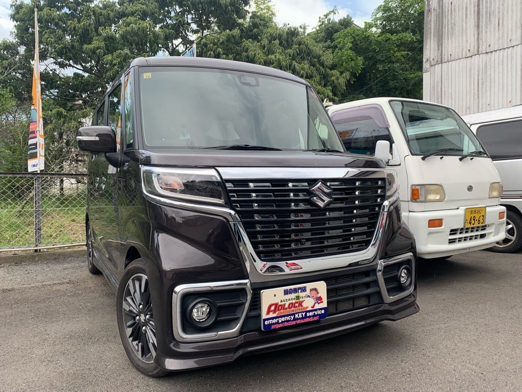 スペアキ―作製のご依頼をいただいたスズキ スペーシア MK53S 2018年式
