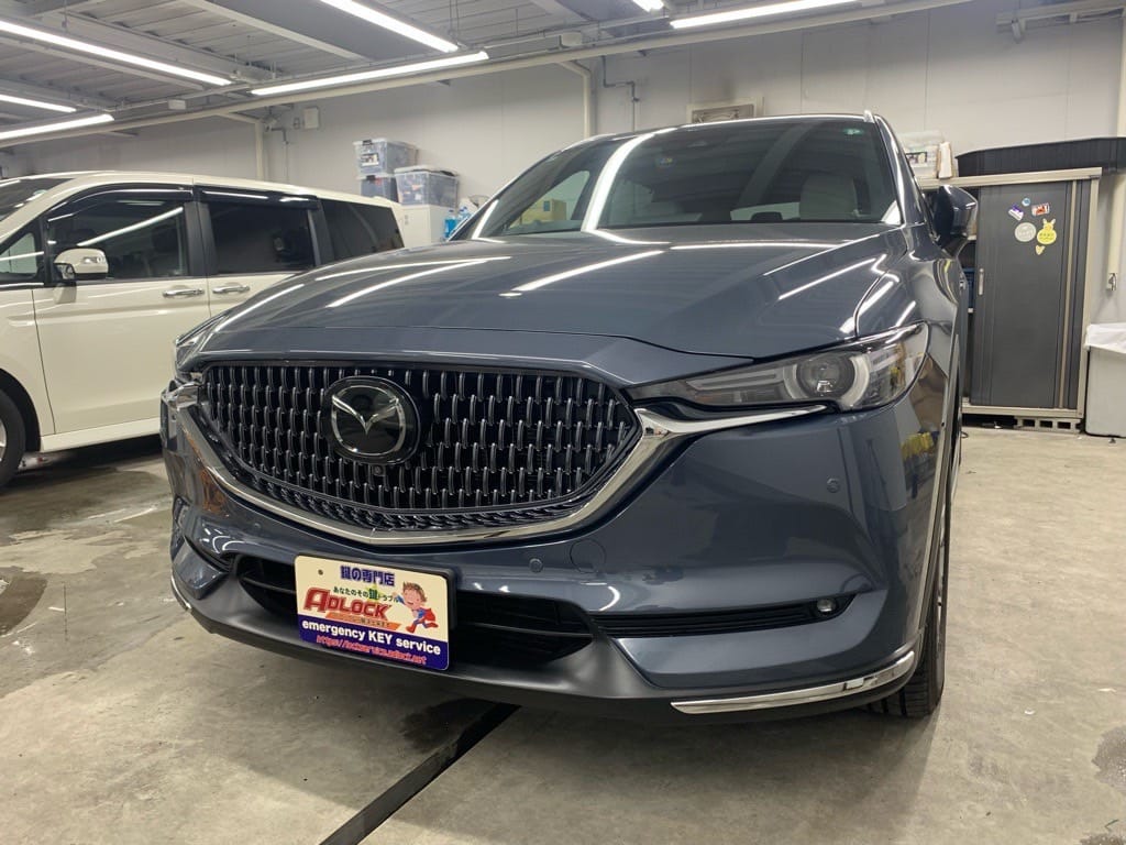 スペアキ―作製のご依頼をいただいたマツダ CX8 KG2FP 2021年式