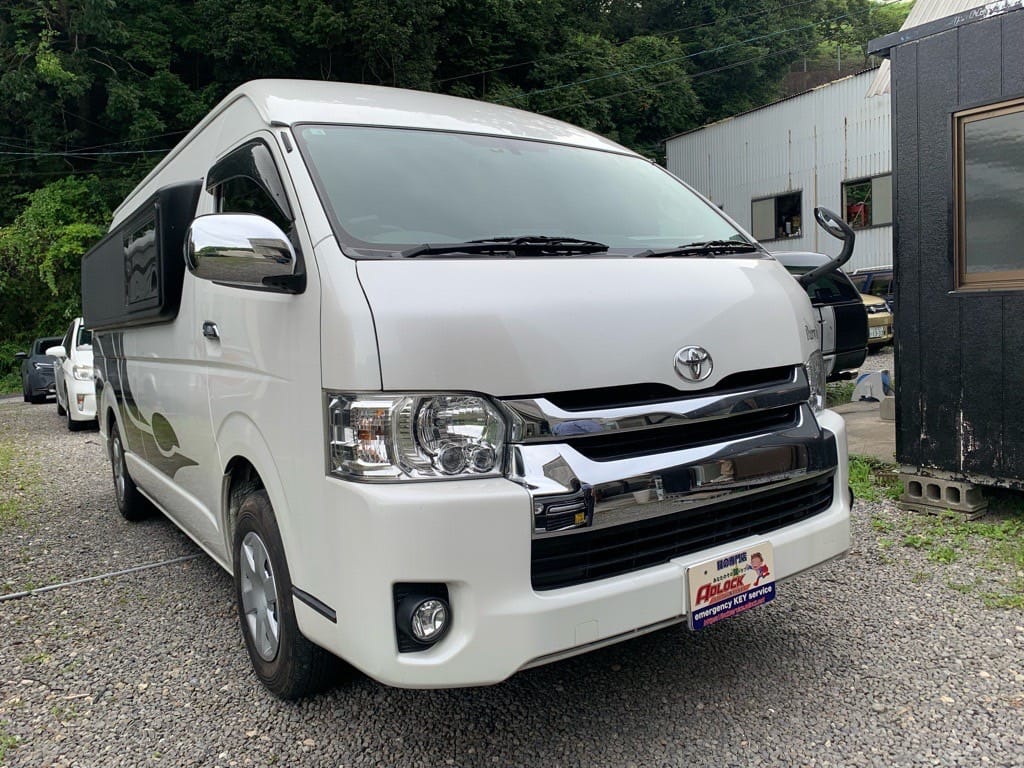リモコンキー登録のご依頼をいただいたトヨタ ハイエースTRH226 2017年式