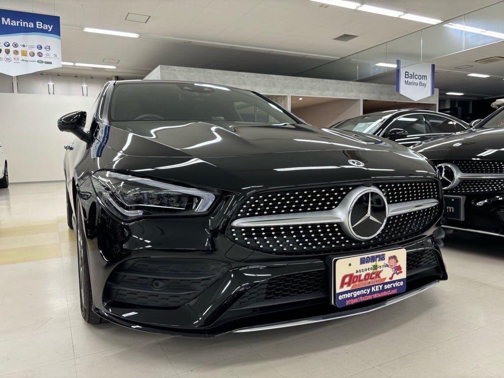 インロックが発生したメルセデスベンツ CLA 2022年式